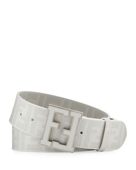 fendi belt ff logo|fendi belt white and grey.